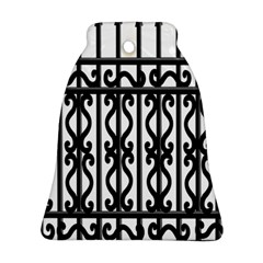 Inspirative Iron Gate Fence Grey Black Ornament (bell)