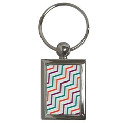 Line Color Rainbow Key Chains (rectangle)  by Alisyart