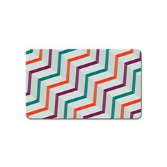 Line Color Rainbow Magnet (name Card) by Alisyart