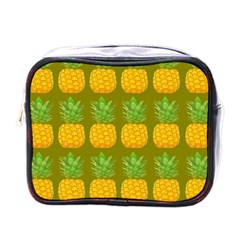 Fruite Pineapple Yellow Green Orange Mini Toiletries Bags by Alisyart