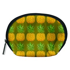 Fruite Pineapple Yellow Green Orange Accessory Pouches (medium)  by Alisyart