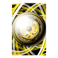 Incredible Eye Of A Yellow Construction Robot Shower Curtain 48  X 72  (small)  by jayaprime