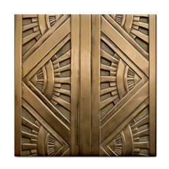 Art Deco Gold Door Face Towel by NouveauDesign