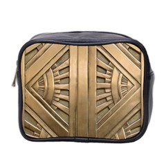 Art Deco Gold Door Mini Toiletries Bag 2-side by NouveauDesign