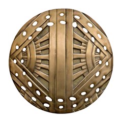 Art Deco Gold Door Ornament (round Filigree) by NouveauDesign