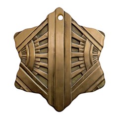 Art Deco Gold Door Ornament (snowflake) by NouveauDesign