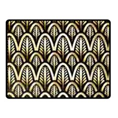 Art Deco Double Sided Fleece Blanket (small)  by NouveauDesign