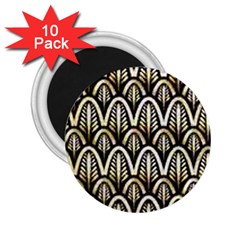 Art Deco 2 25  Magnets (10 Pack)  by NouveauDesign