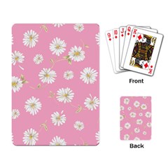 Pink Flowers Playing Card by NouveauDesign