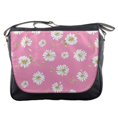 Pink Flowers Messenger Bags by NouveauDesign