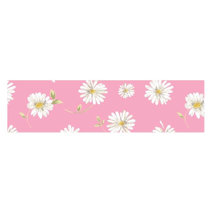 pink flowers Satin Scarf (Oblong)