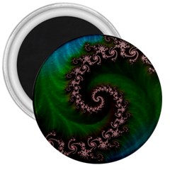 Benthic Saltlife Fractal Tribute For Reef Divers 3  Magnets by jayaprime