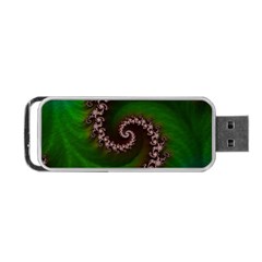 Benthic Saltlife Fractal Tribute For Reef Divers Portable Usb Flash (two Sides)