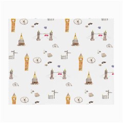 Graphics Tower City Town Small Glasses Cloth