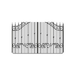 Inspirative Iron Gate Fence Magnet (name Card) by Alisyart