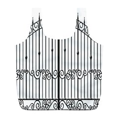 Inspirative Iron Gate Fence Full Print Recycle Bags (l)  by Alisyart