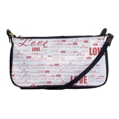 Love Heart Valentine Pink Red Romantic Shoulder Clutch Bags