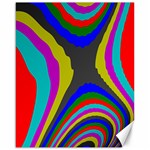 Pattern Rainbow Colorfull Wave Chevron Waves Canvas 16  x 20   15.75 x19.29  Canvas - 1