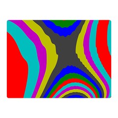 Pattern Rainbow Colorfull Wave Chevron Waves Double Sided Flano Blanket (mini)  by Alisyart