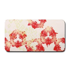 Pattern Flower Red Plaid Green Medium Bar Mats