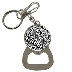 Psychedelic Zebra Pattern Black Button Necklaces