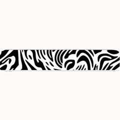 Psychedelic Zebra Pattern Black Small Bar Mats by Alisyart