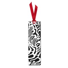 Psychedelic Zebra Pattern Black Small Book Marks