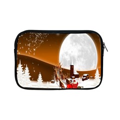 Santa Claus Christmas Moon Night Apple Ipad Mini Zipper Cases