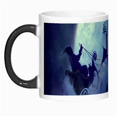 Santa Claus Christmas Night Moon Happy Fly Morph Mugs