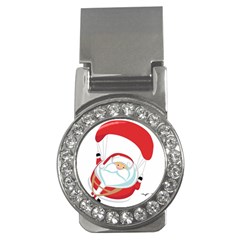 Skydiving Christmas Santa Claus Money Clips (cz)  by Alisyart