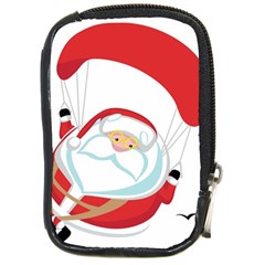 Skydiving Christmas Santa Claus Compact Camera Cases