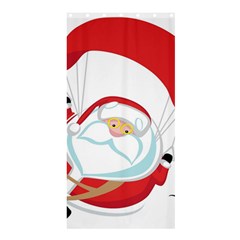 Skydiving Christmas Santa Claus Shower Curtain 36  X 72  (stall) 