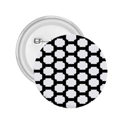 Tile Pattern Black White 2 25  Buttons