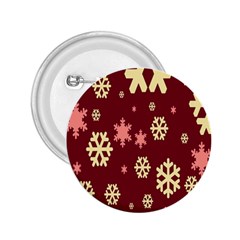 Snowflake Winter Illustration Colour 2 25  Buttons