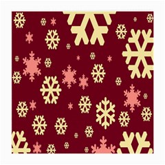 Snowflake Winter Illustration Colour Medium Glasses Cloth by Alisyart