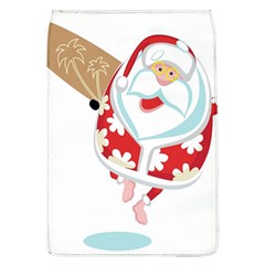 Surfing Christmas Santa Claus Flap Covers (l)  by Alisyart