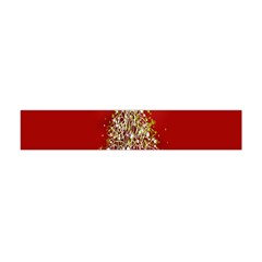 Tree Merry Christmas Red Star Flano Scarf (mini)