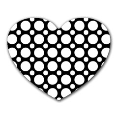 Tileable Circle Pattern Polka Dots Heart Mousepads