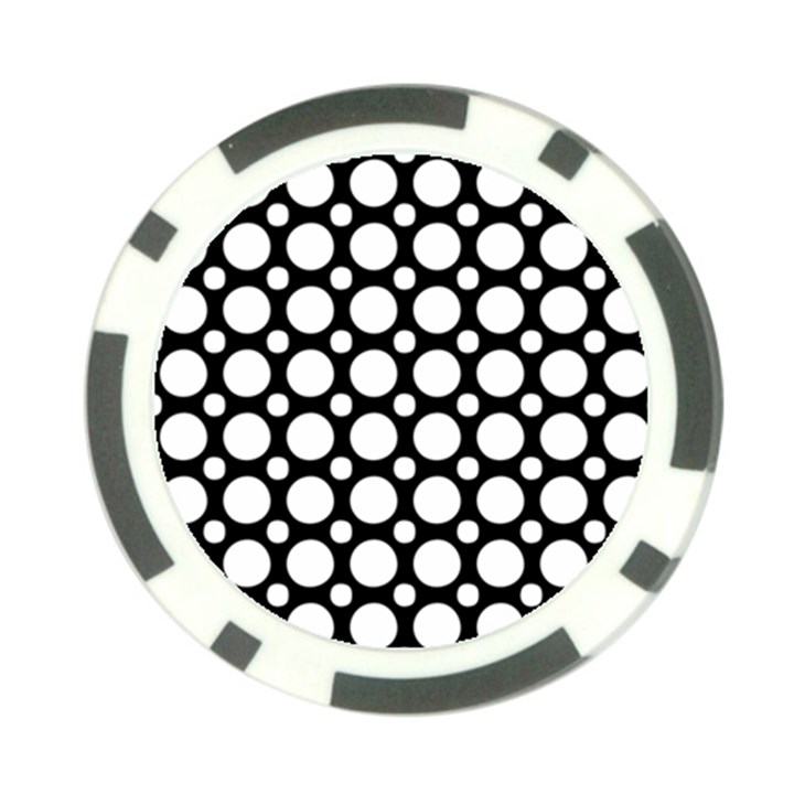 Tileable Circle Pattern Polka Dots Poker Chip Card Guard