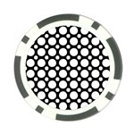 Tileable Circle Pattern Polka Dots Poker Chip Card Guard Back