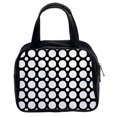 Tileable Circle Pattern Polka Dots Classic Handbags (2 Sides)