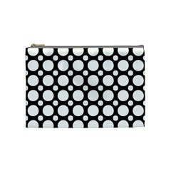 Tileable Circle Pattern Polka Dots Cosmetic Bag (medium)  by Alisyart