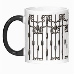 Iron Fence Grey Strong Morph Mugs by Alisyart