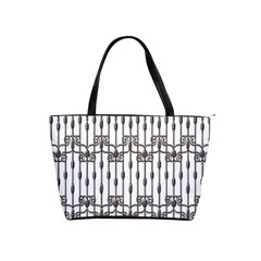 Iron Fence Grey Strong Shoulder Handbags