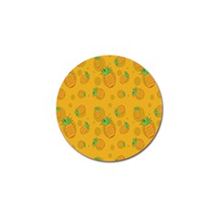 Fruit Pineapple Yellow Green Golf Ball Marker