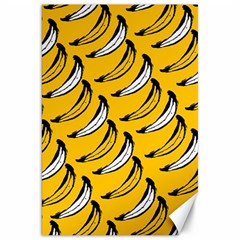 Fruit Bananas Yellow Orange White Canvas 20  X 30   by Alisyart