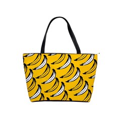 Fruit Bananas Yellow Orange White Shoulder Handbags