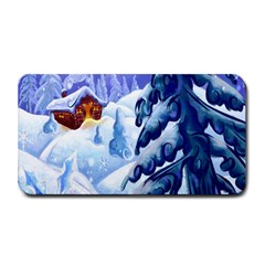 Christmas Wooden Snow Medium Bar Mats by Alisyart