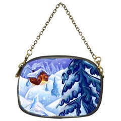 Christmas Wooden Snow Chain Purses (one Side) 