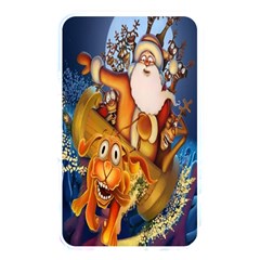 Deer Santa Claus Flying Trees Moon Night Christmas Memory Card Reader